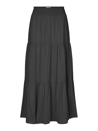 Lollys Laundry DiamondLL Maxi Skirt Washed Black